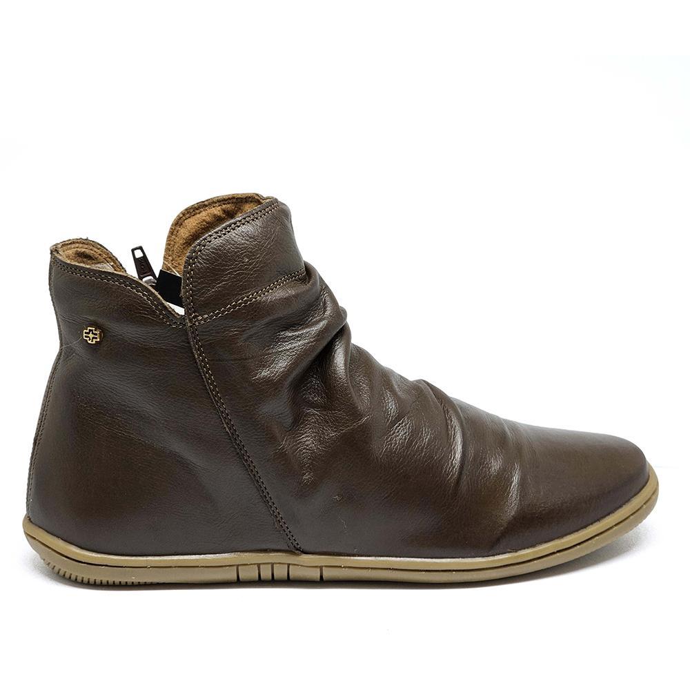 Tênis Feminino Perlatto Fizzy Couro Terracota Lustro - FIZ2609-CFTLU06