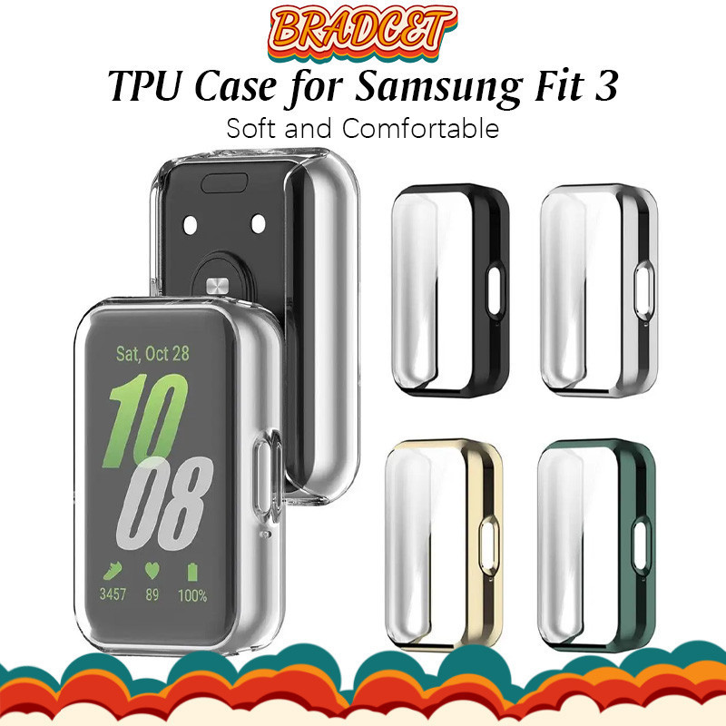 Case Capa Capinha De TPU Macia Pelicula Para Relógio Smartwatch Samsung Galaxy Fit 3 / Huawei Band 11 Protetor De Tela
