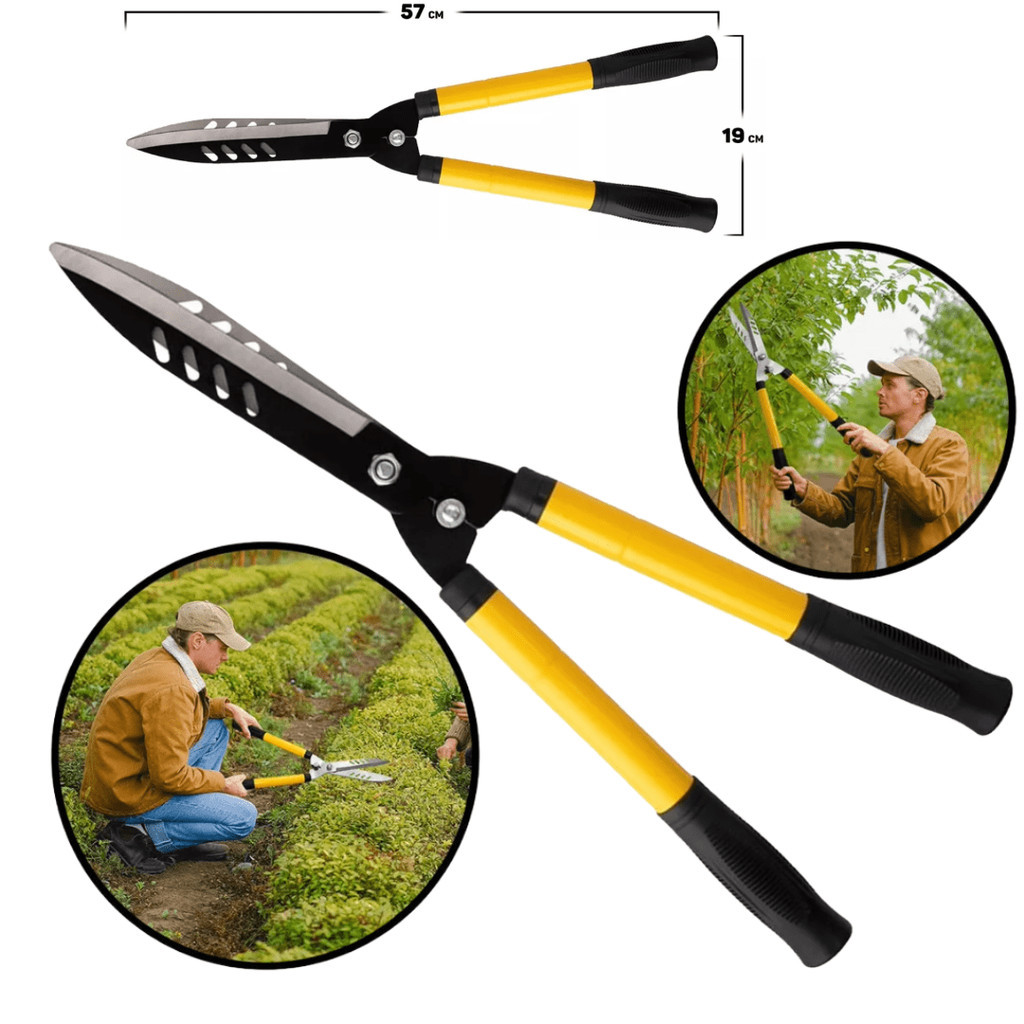 Tesoura de Poda Profissional -Tesoura Grama Jardim Cerca Viva Oferta Cerca-viva Tesourão Jardinagem