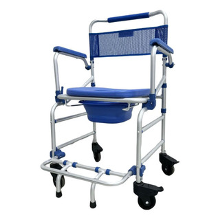 Cadeira De Banho Higiênica Dobrável Ultraleve modelo D55 para 135 Kg - Dellamed