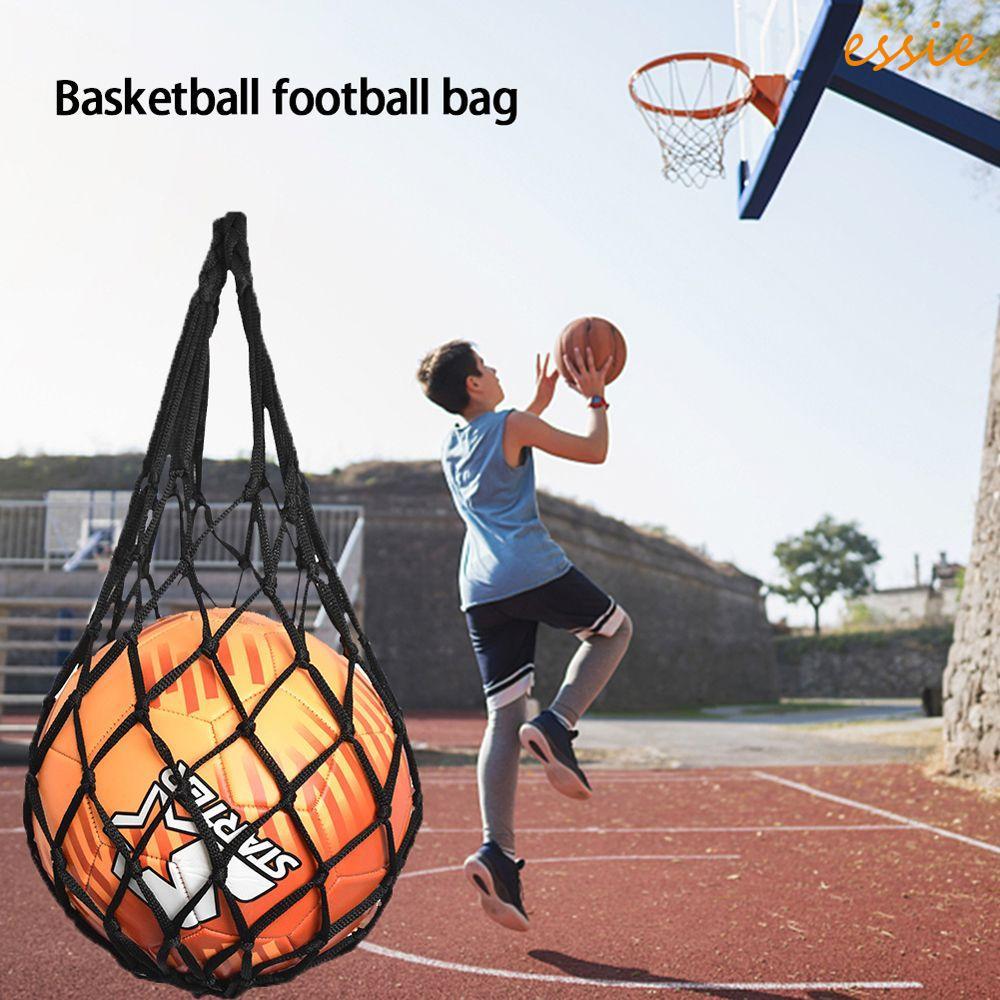ESSIEBR Bolsa De Transporte Para Basquete , Malha Futebol , Durável , De Alta Qualidade , Capa De Armazenamento De Bola