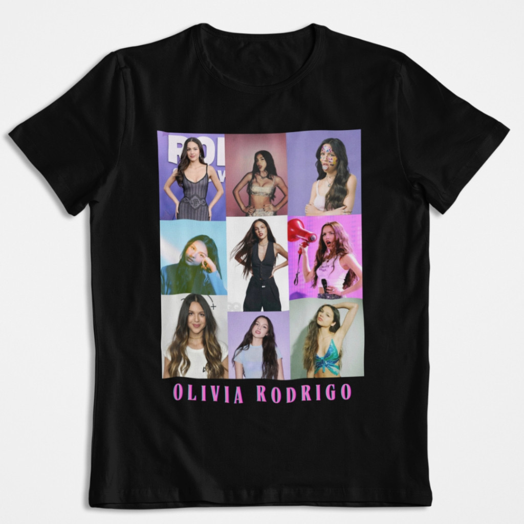 Camiseta Cantora POP Olivia Rodrigo Música Pop Internacional Shows STREET Camisa 100% Algodão