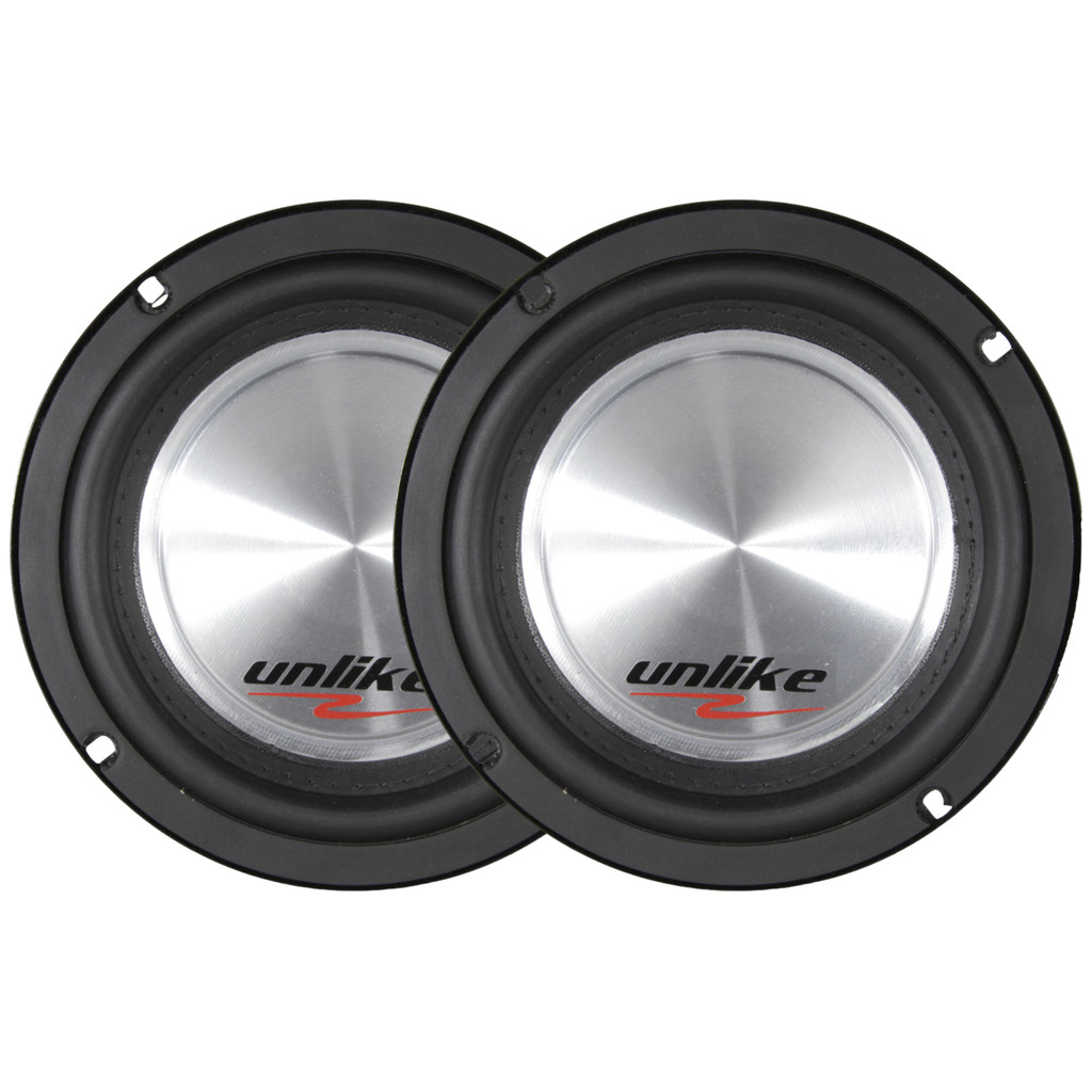 2 Alto Falantes Unlike Mid Bass 6 Polegadas 90w Rms 4 Ohms