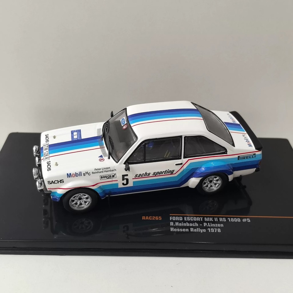 IXO 1/43 ford ESCORT MKII RS 1800 1978 5 ford modelo de carro liga tiro real não reembolsável não-mudança SF transporte