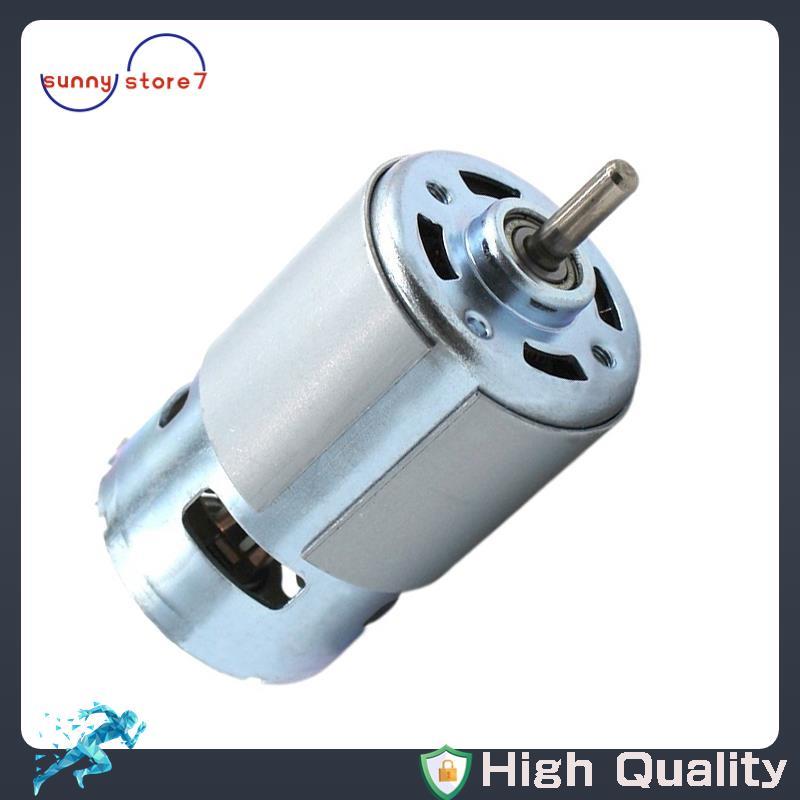 [Best S] Motor 775 (Rolamento De Esferas Duplo 12-24V) DC De Alto Torque 775