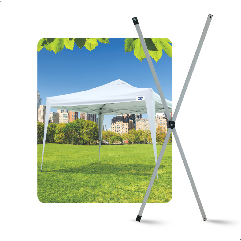 Haste Barra 97cm para Gazebo Mor X-Flex 3x3m – Kit com 2 Barras em X Peça Articulada para Reposição