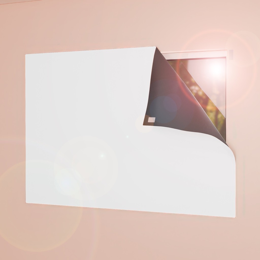 Cortina Blackout PVC Para Painel Com Fixador Corta Luz Blecaute 100% Vários Tamanhos Kit Autocolante em Oferta na Shopee