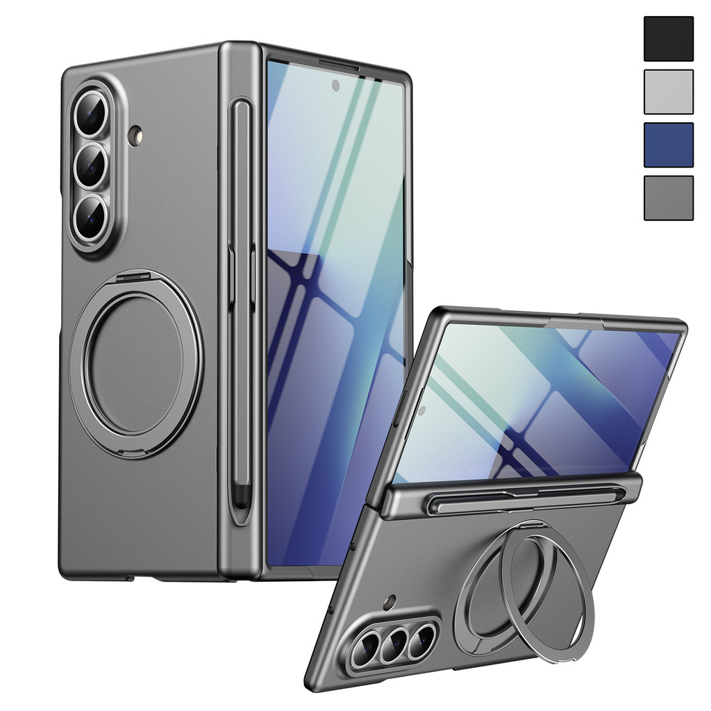 Capa De Proteção De Dobradiça Para Samsung Galaxy Z Fold 8 Ultra Com Protetor De Tela Integrado , 360 ° Estojo Giratório