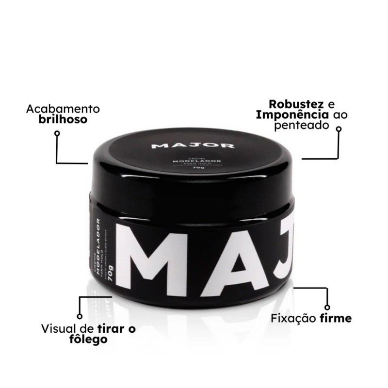 Pomada Modeladora Profissional De Cabelo Masculino-Major