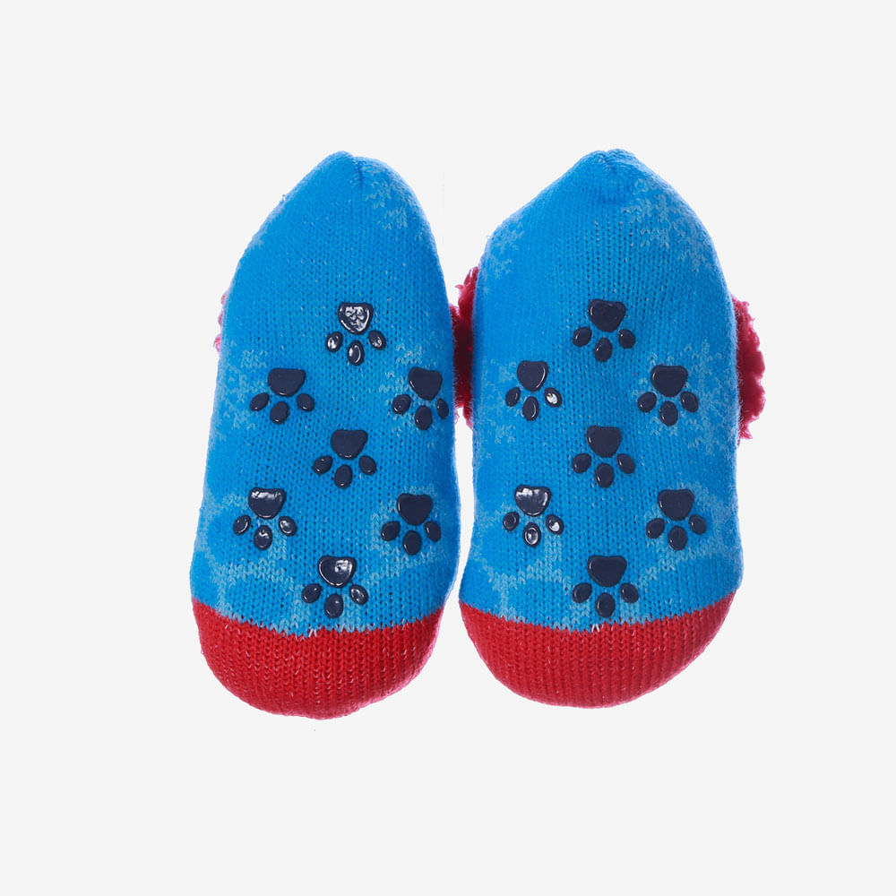 Meia Pantufofa Infantil Chase e Marshall – Patrulha Canina em Oferta na Shopee