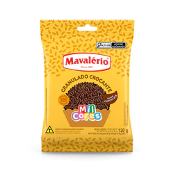 Granulado Crocante Sabor Chocolate 120g MAVALÉRIO