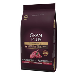 Ração GranPlus Gourmet Cães adultos raças médias e grandes ovelha e arroz 15kg em Oferta na Shopee