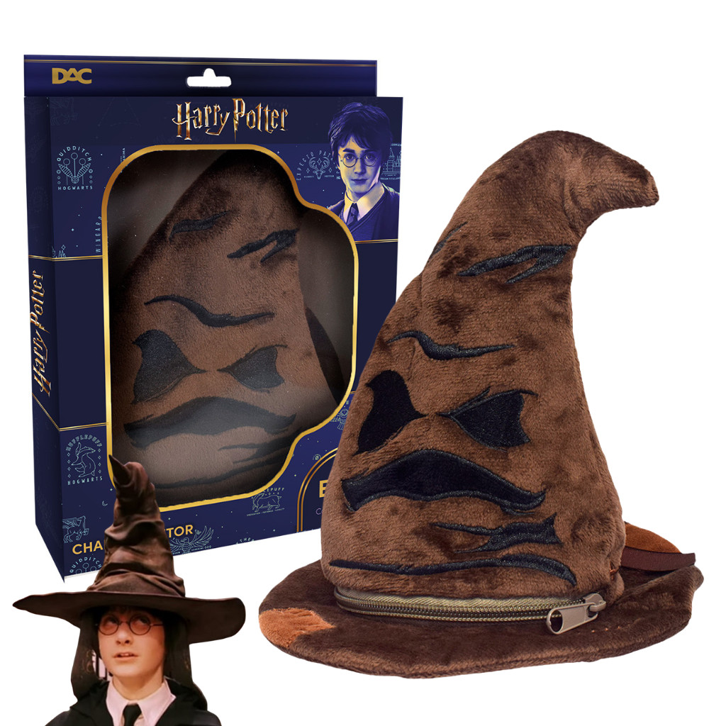 Estojo Fluffy Pelúcia Chapéu Seletor Harry Potter - DAC em Oferta na Shopee