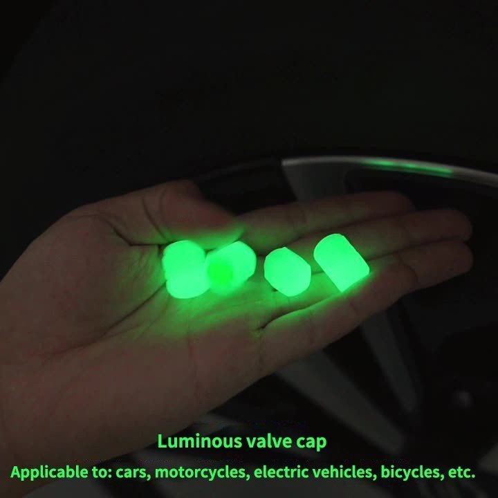 kit 4/8 Bicos Pinos Pneu Efeito Neon Carro Bike Moto（Atualização do material）