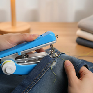 Mini Máquina de Costura Manual Fácil de Usar para Reparos Emergenciais em Oferta na Shopee