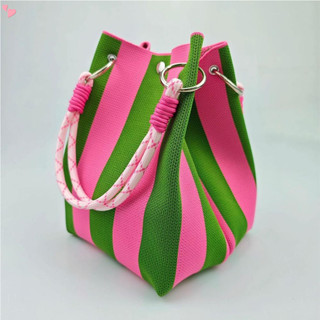 Anel Magnético Fivela Saco Colorido Magnética Bolsa De Malha Tridimensional Embreagem Para Passeio Casual Viagem