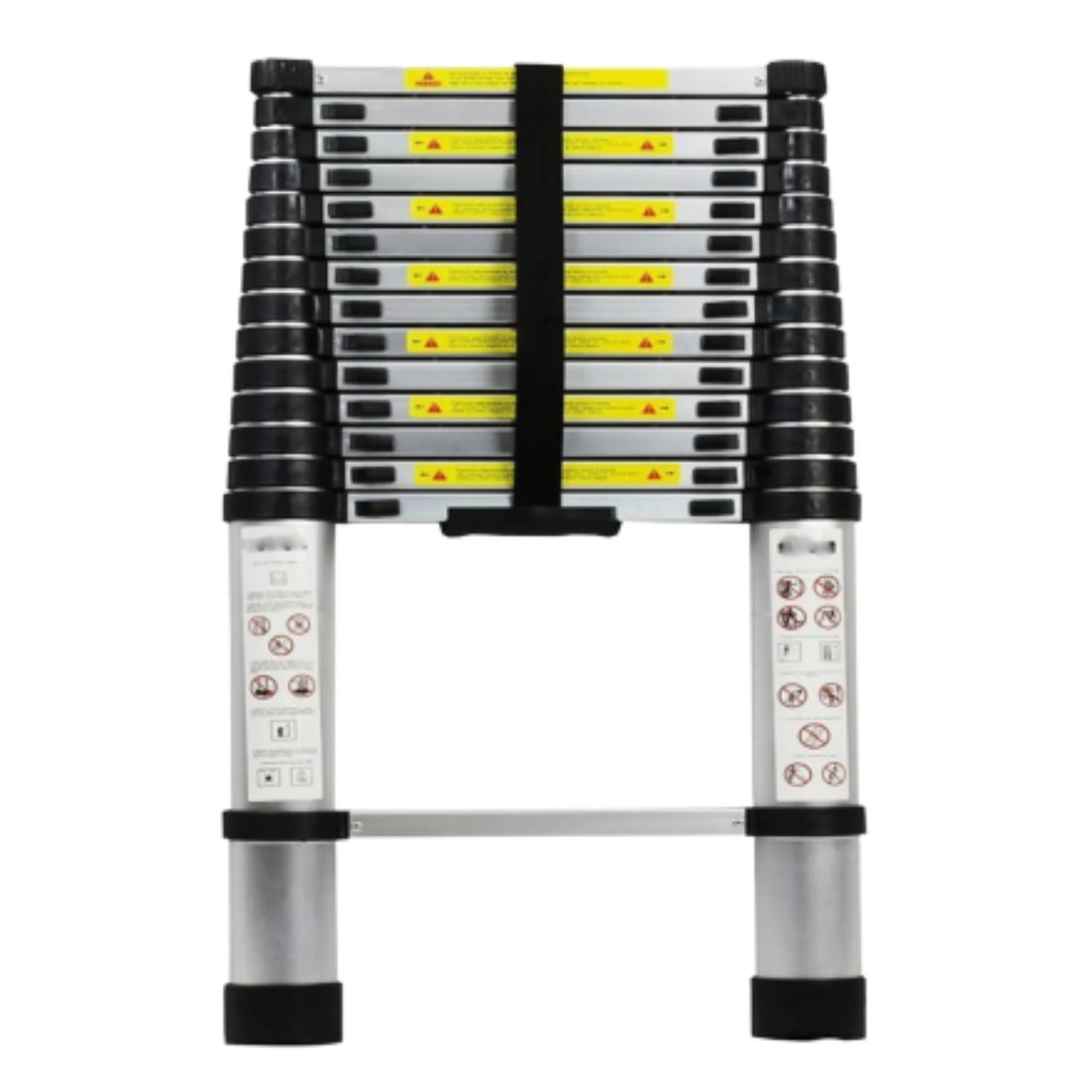Escada Telescópica Extensiva Inox 15 Degraus 4,4m ETI440 JST