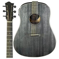 Violão Eletroacústico Tagima TBW-100 TBK Black Wood Folk Aço Fosco Madeira Preto Open Pore