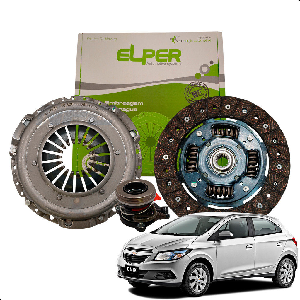 Imagem Kit Embreagem Com Atuador GM Onix Prisma Cobalt Corsa 1.0 1.4 8v