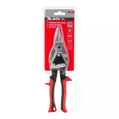 Tesoura Chapa Corte Reto 250mm Aço 45 Cabo Dupla Injeção MTX