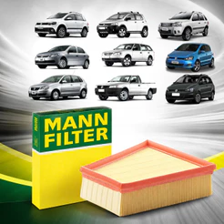 FILTRO DE AR DO MOTOR VW GOL G5 G6, CROSS FOX, POLO, SAVEIRO, VOYAGE, FOX, SPACE FOX (Mann C2295/2)