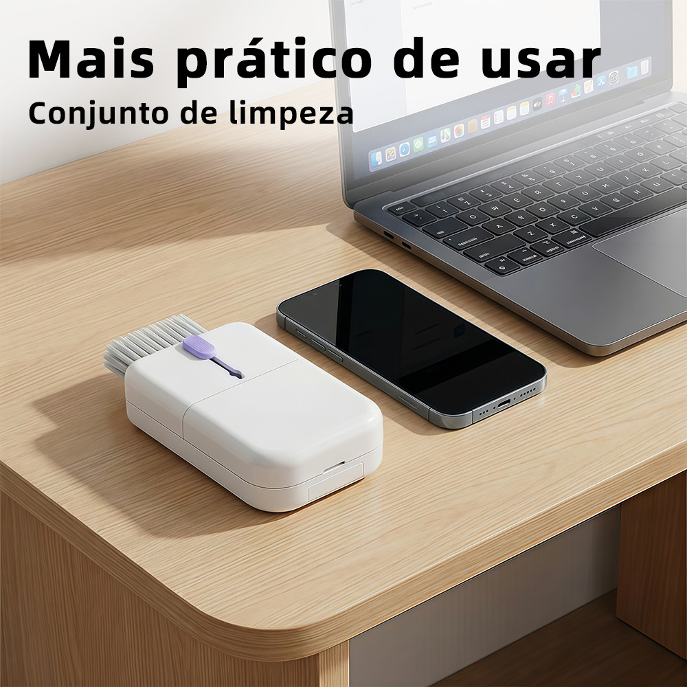Ferramenta limpar tela celular escova macia fones ouvido teclado projeto separado escova limpeza material seguro