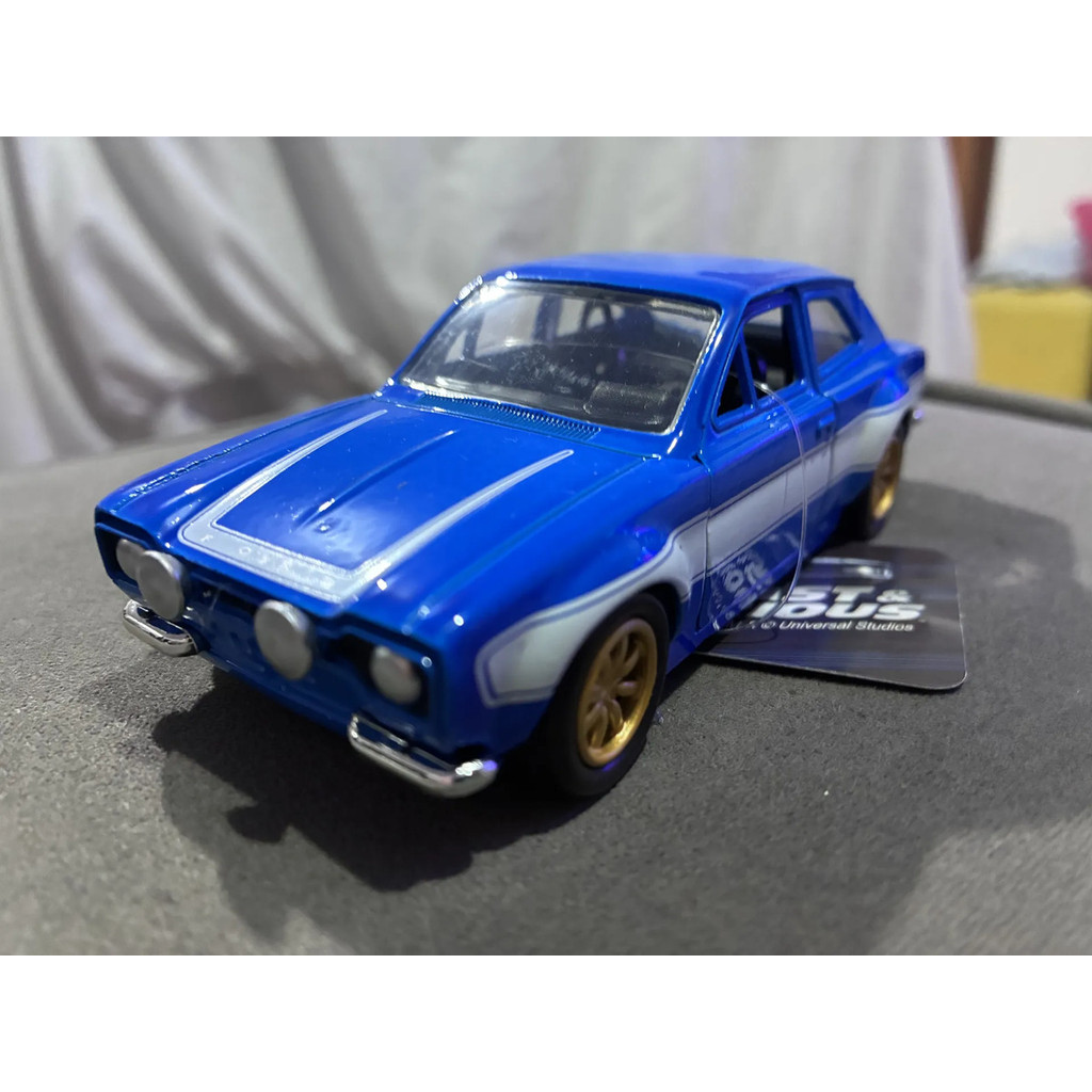 Miniatura Ford Escort 1974 Velozes E Furiosos 1:32 Jada Azul