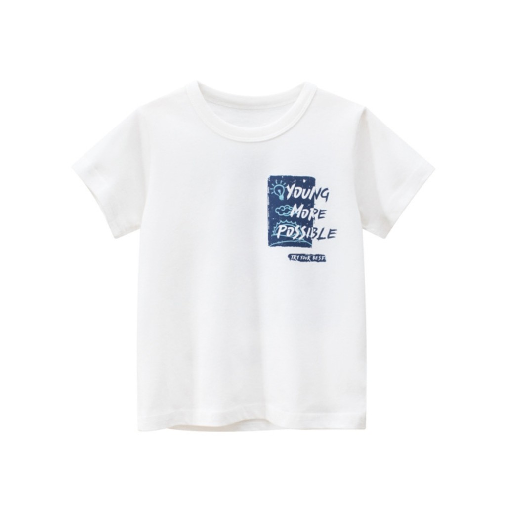 27 crianças marca puro algodão 2026 verão roupas infantis novo estilo versão coreana na moda camiseta infantil meninos c