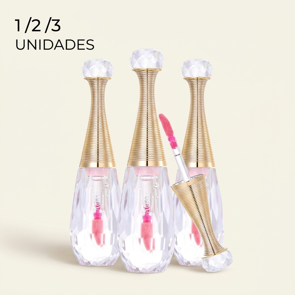 Mais Vendido! Brilho Labial Love Rain LT-L772 Gloss Hidratante Não Pegajoso Embalagem Luxuosa Diamante 1/2/3 Unidades