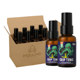 Kit 5 Spray 30ml Grip Tênis Grude Total Chuteira Salão Futebol Futsal Quadra Madeira