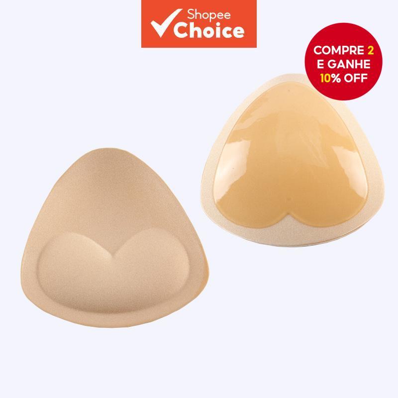 Almofadas De Sutiã Push-Up De Silicone De Tamanho Único-Intensificadores De Biquíni E Para Elevação Natural