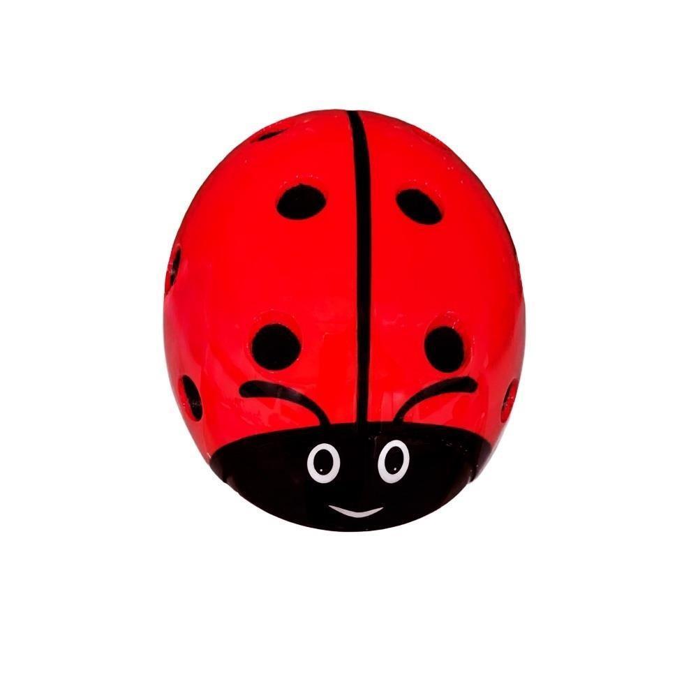 Capacete Joaninha Baby Tamanho P (52-56cm) Inmold Infantil Vermelho