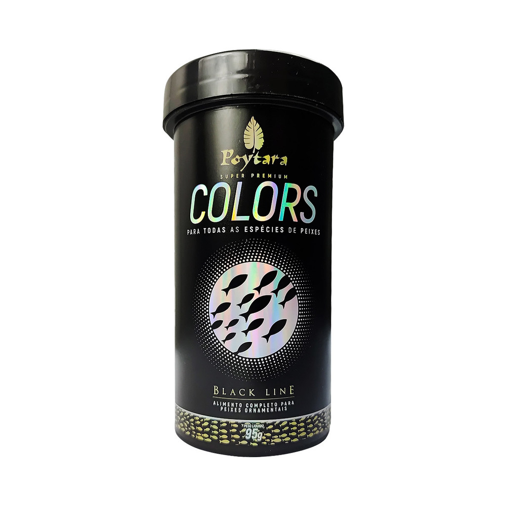Poytara Colors Black Line  95g Ração Para Todas As Espécies