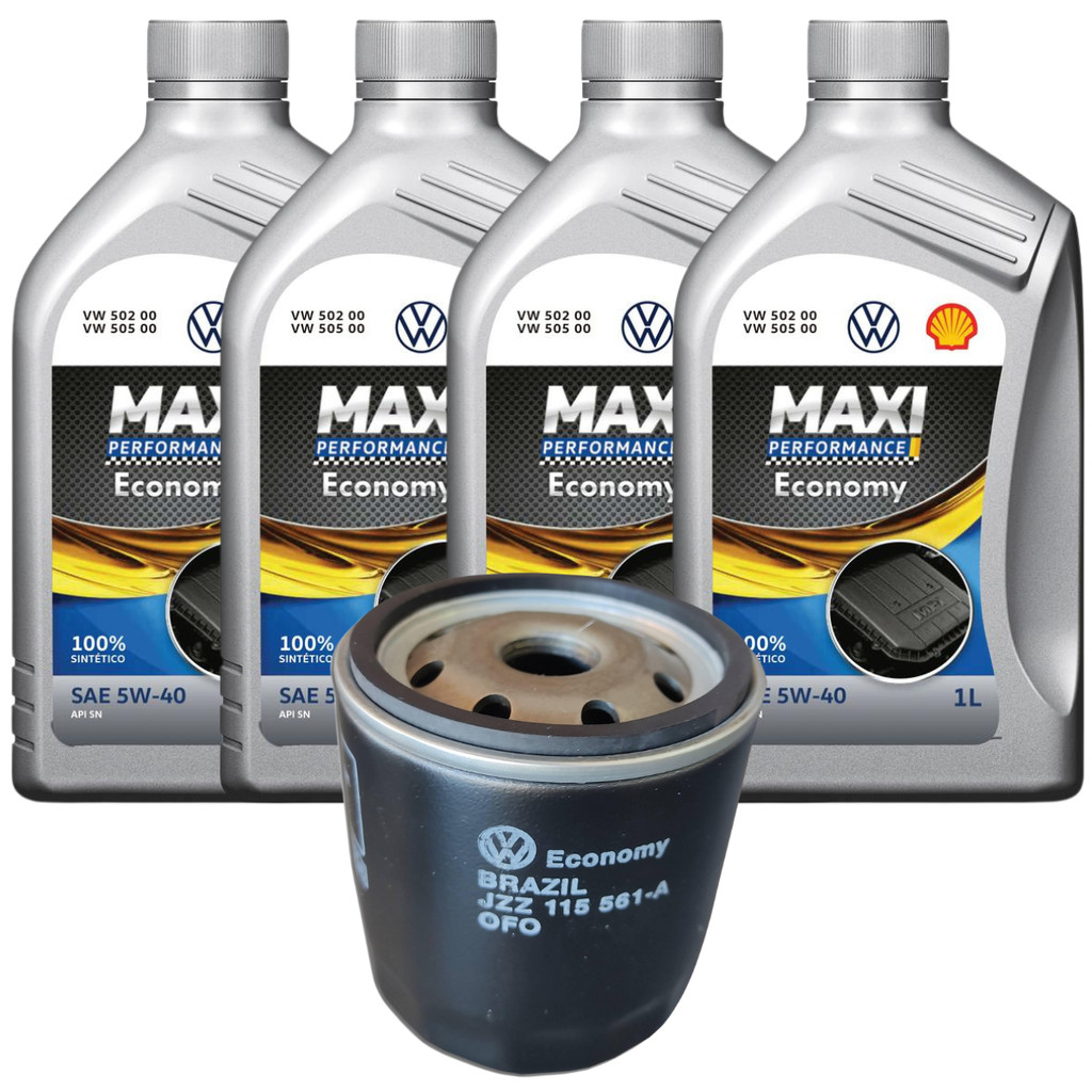 Kit de Troca de Óleo 4l 5w40 Gol Polo Voyage Golf Kombi Vw Motor 8v Nacional em Oferta na Shopee