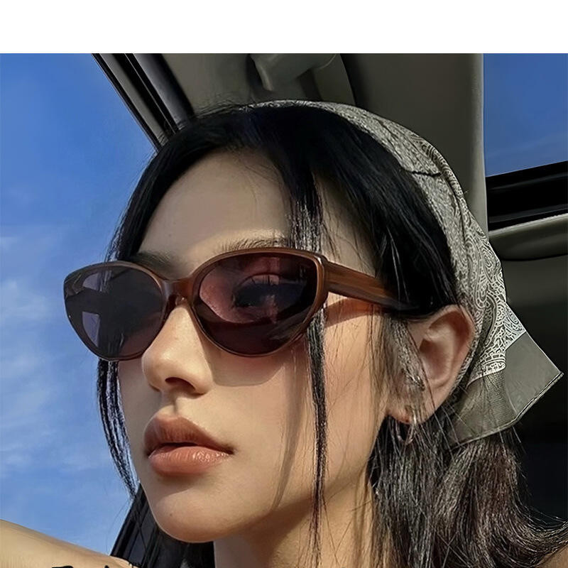 Óculos de Sol Femininos Óculos de Sol Olho de Gato UV Óculos de Sol de Armação Pequena Óculos de Sol para Praia ao Ar Li