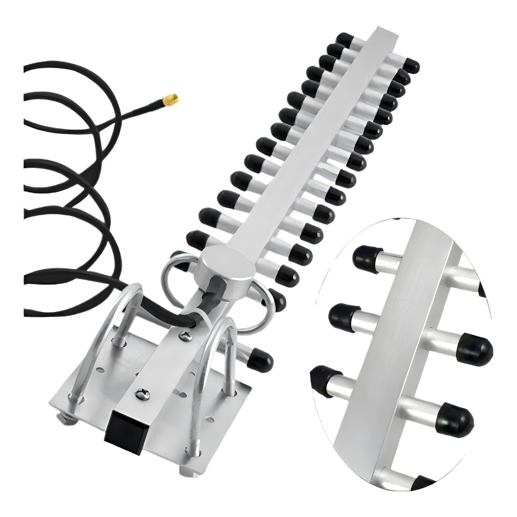 Antena Para Wifi Direcional 25dbi 4g  Fêmea 2.4 Ghz Yagi