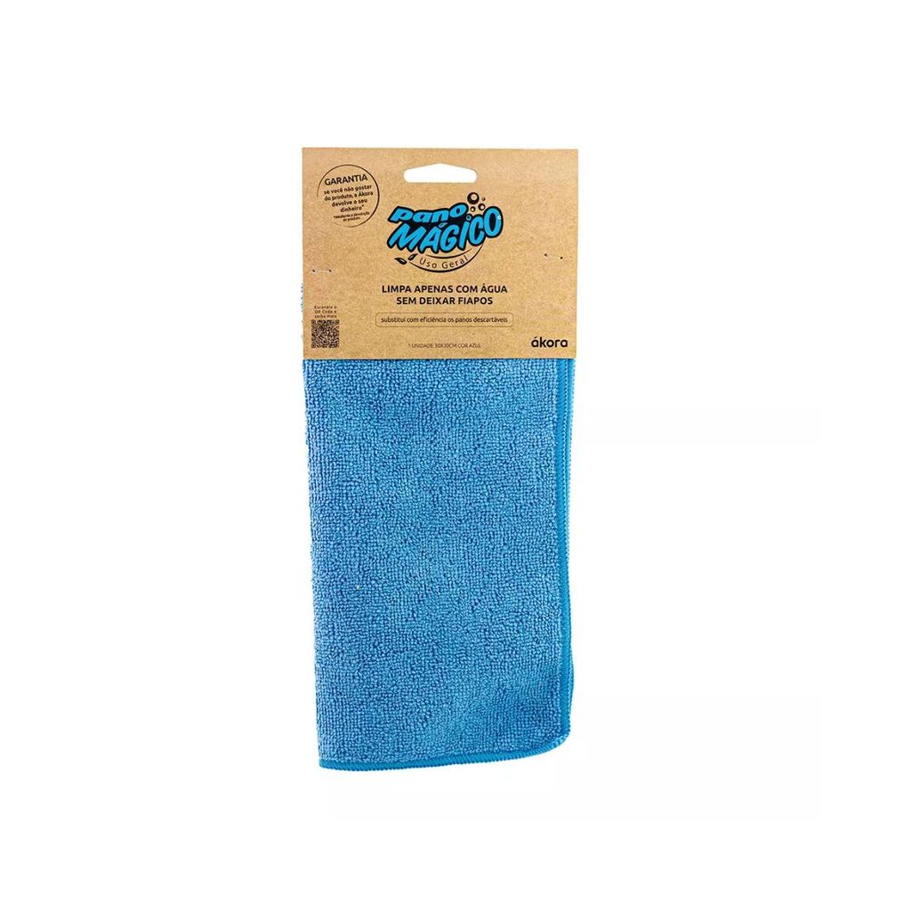 Pano Magico® Uso Geral (1 Unidade) Azul - AKORA em Oferta na Shopee