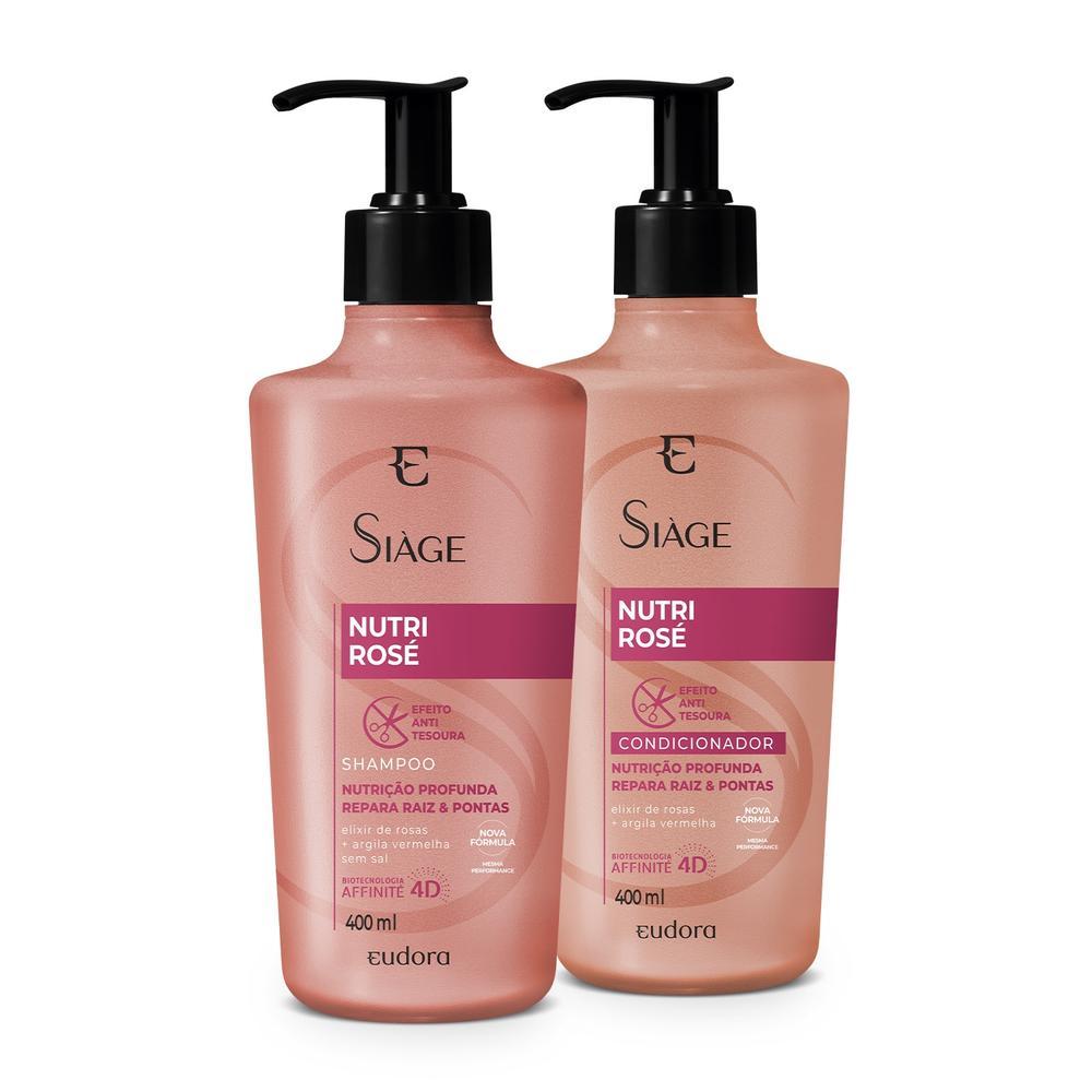 Imagem Eudora Kit Siàge Nutri Rose: Shampoo 400ml + Condicionador 400ml