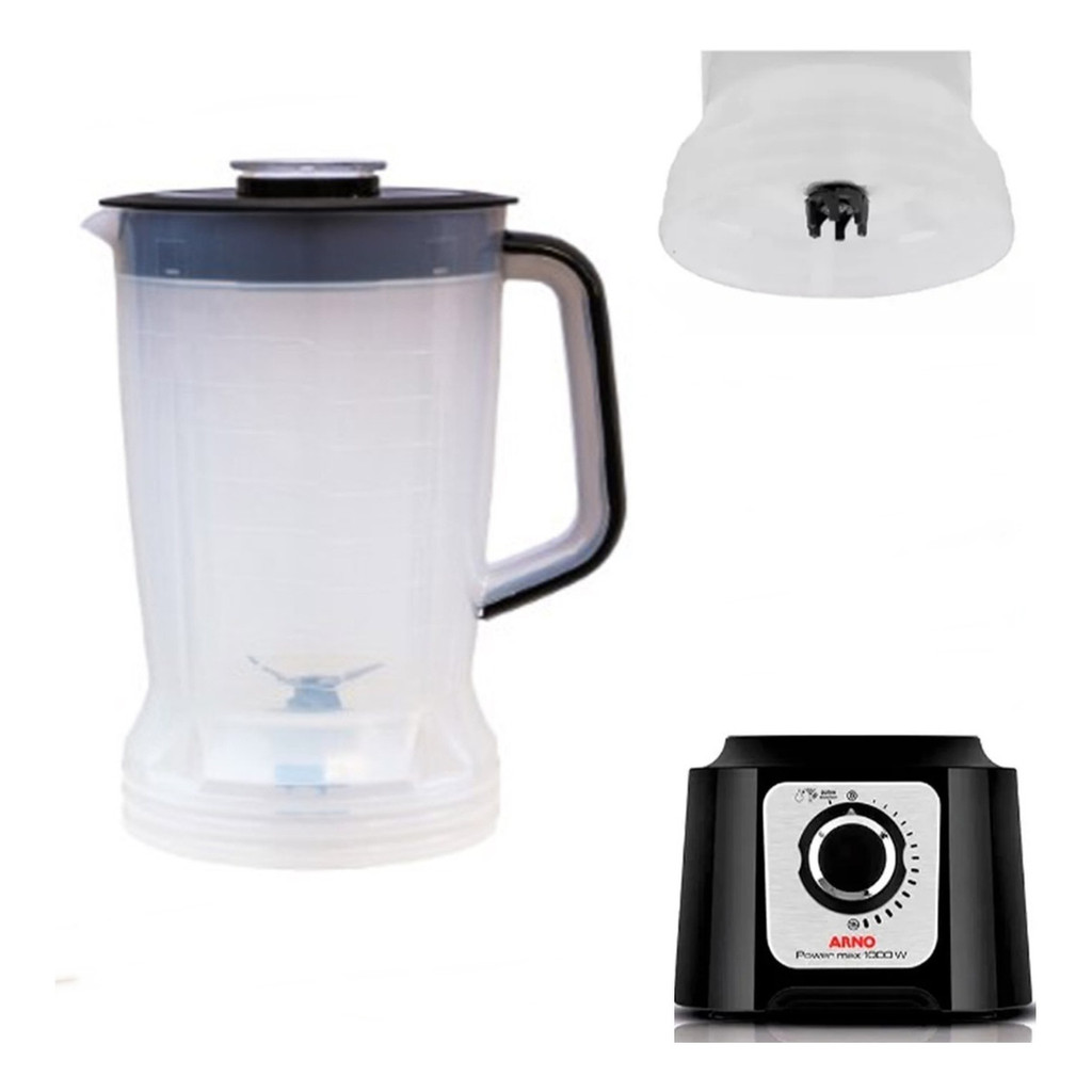Copo  Jarra Liquidificador Arno Mult Chef 4 Em 1 Power Max 1000w