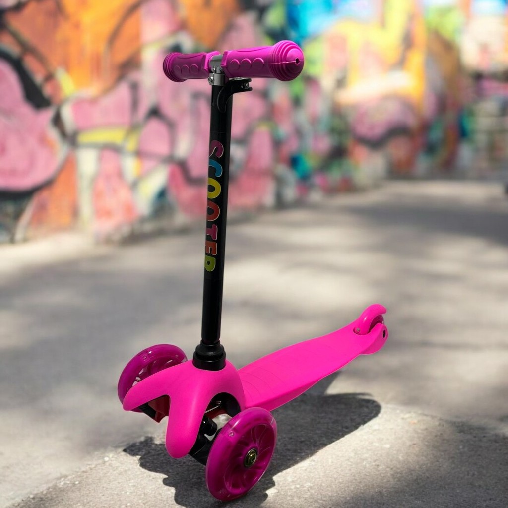 Patinete infantil com Led  Extrema Adrenalina – DuteToys peso suportado até 50 KG