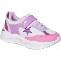 Tênis Infantil Ortopasso Wave Menina Feminino Estrela Fashion Fashionista Macio Leve