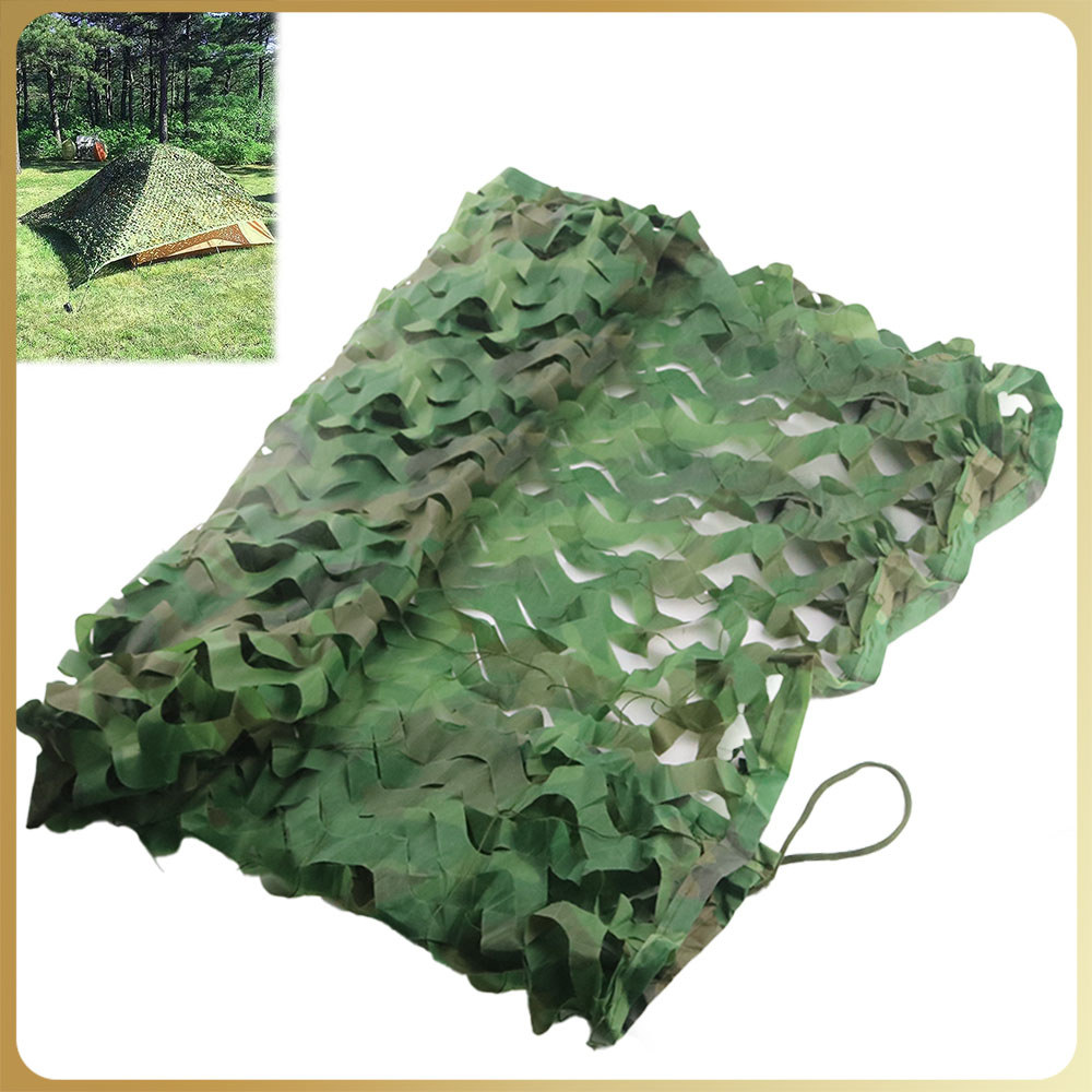 Camuflagem da selva Rede de camuflagem para caça decorações militares para festas tiro ao alvo em acampamentos 1,9mx1m