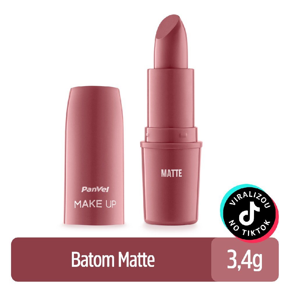 Batom Panvel Make Up Matte Rosa Favorito