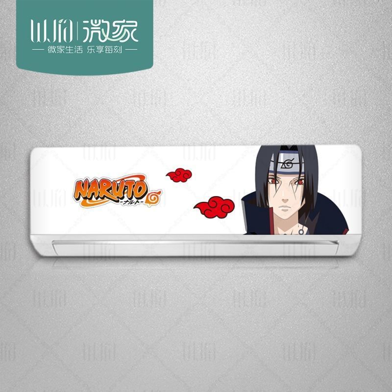 Naruto Dragon Ball ar condicionado adesivo pendurado dos desenhos animados Anime uma peça auto-adesivo filme de remodela