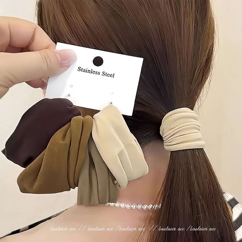Alta elástica sem costura Ultra-larga máscara muscular cabeça corda novo estilo alto rabo de cavalo corda de cabelo elás