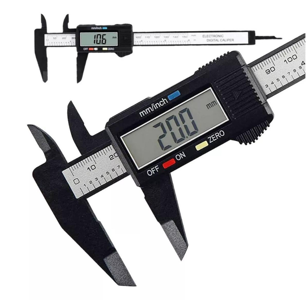 Paquímetro Digital Profissional 150mm em Aço Inox Precisão 0,01mm com Estojo · foto 2