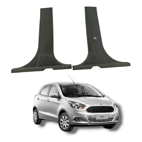 Par Acabamento Coluna Central Ford  Ford Ka 2017
