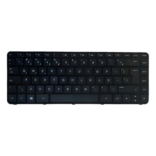 Teclado Para Hp Pavilion 14 P/n: 741062-201 Com Frame Preto Português Brasil