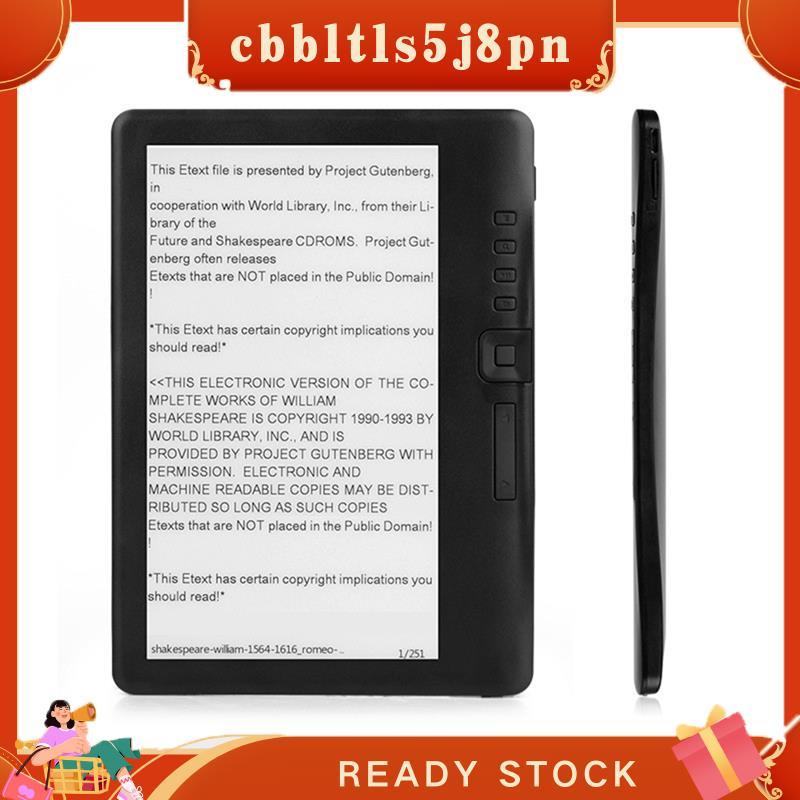 Prosperityuscbbltls5j8pn Leitor De E-Book Portátil Leitura De Livro Digital Suporta De Cartão De Memória 4G