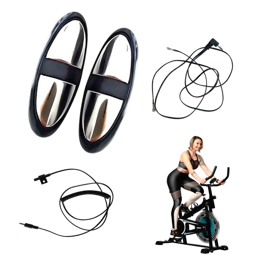 Sensor Velocidade Kit Hand Grip Cabos da Roda Medidor Cardiaco  Lx 160 G3 Bicicleta Esteira Esporte Academia Esporte Fit